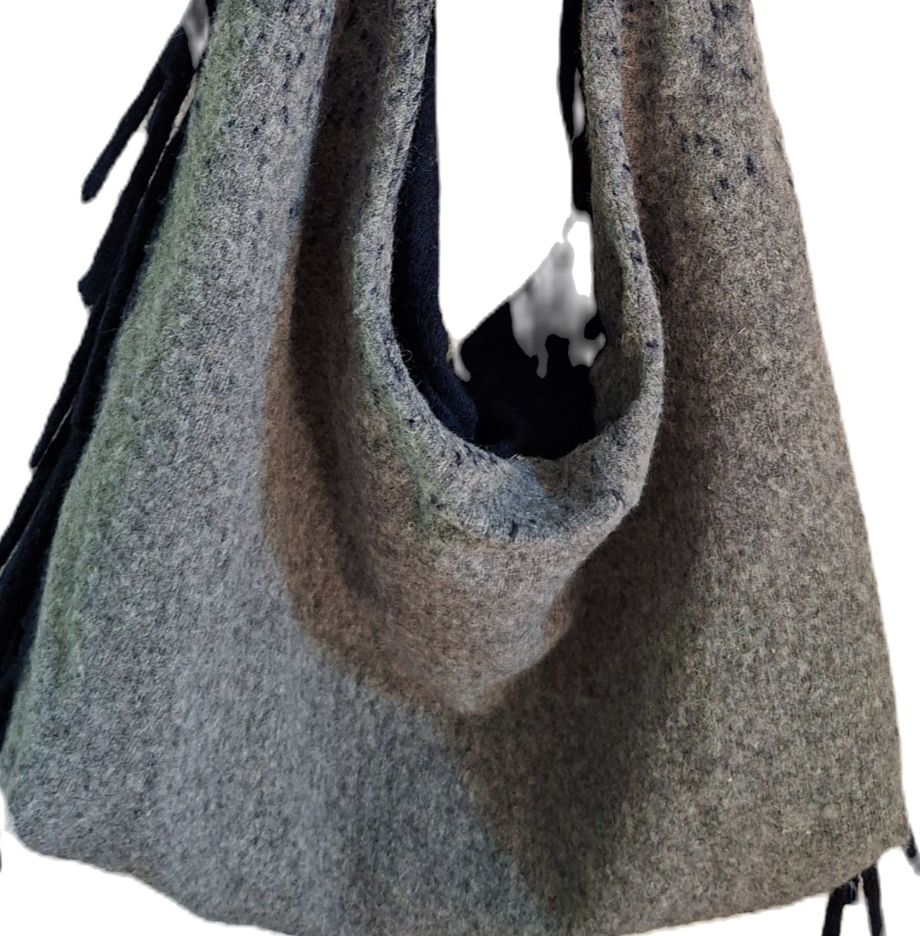 Blaugraue Shopperbag