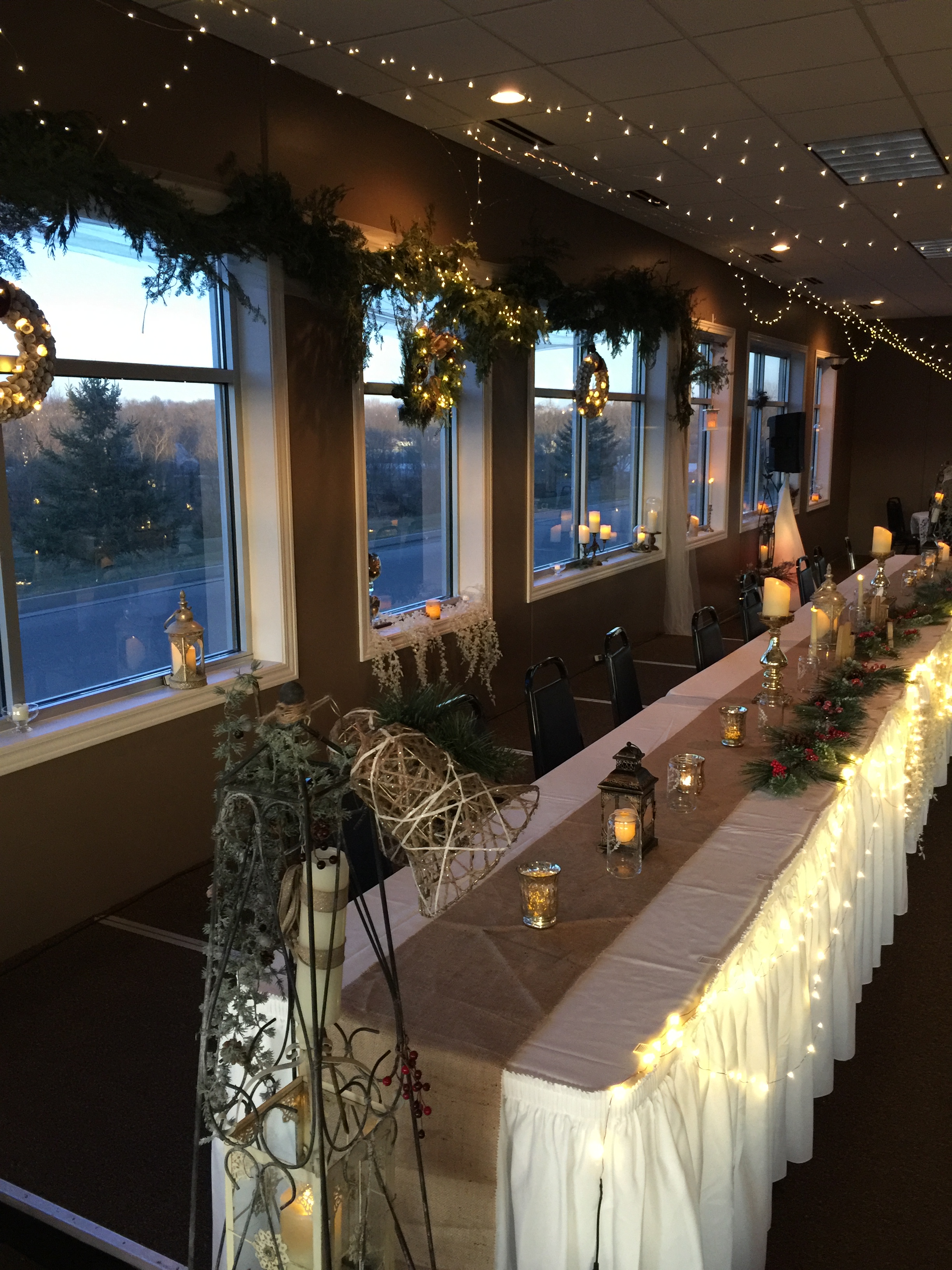 winter wedding head