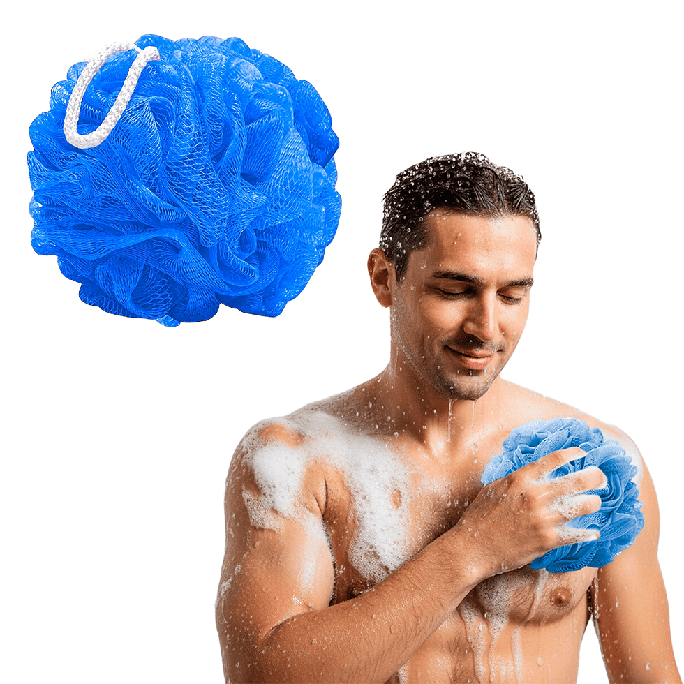 Miniatura: ESPONJA DE BAÑO-AZUL