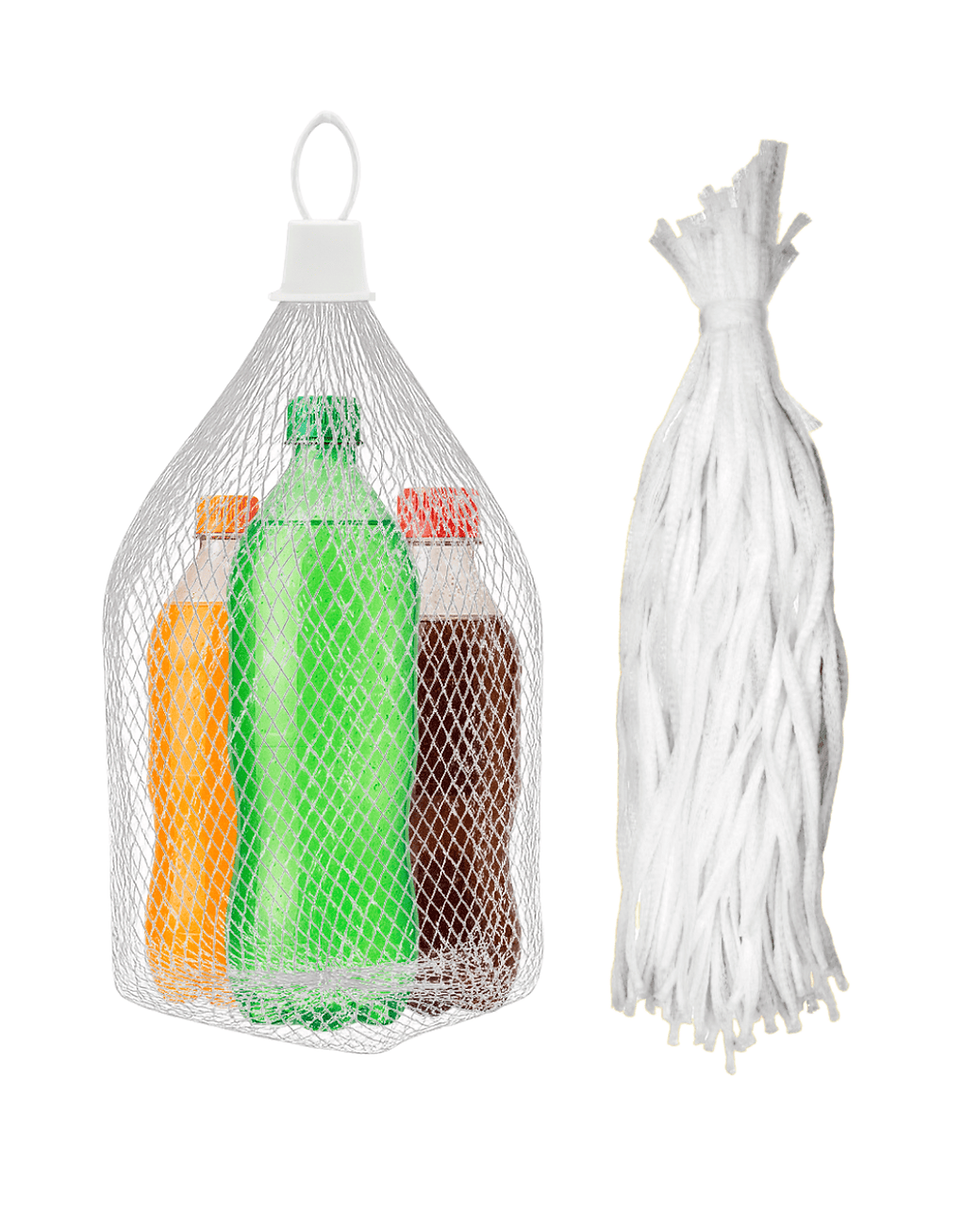 Miniatura: BOLSA MALLA PLASTICA PARA PROMOCIONALES-BLANCO