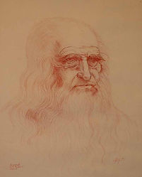 Leonardo DaVinci Self Portrait