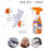 縮圖：ST小鸡仔小白鞋袜漂白去污清洁剂喷雾 High Quality Good Clothes Washing Cleaner Wash Free Spray