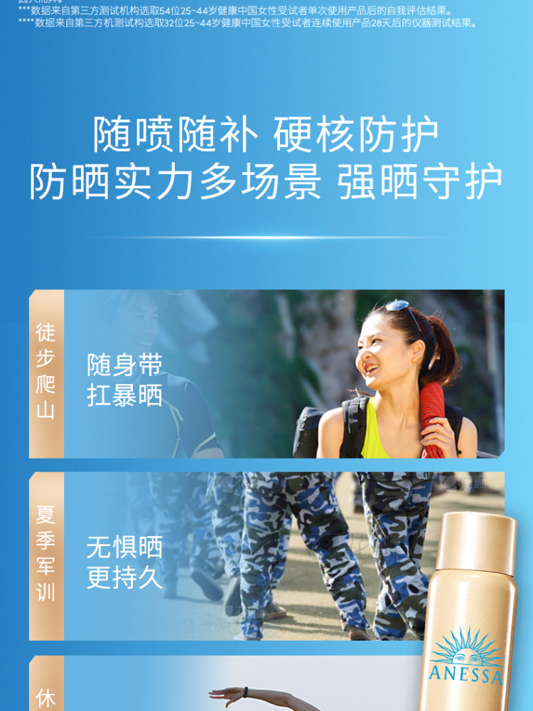 Thumbnail: SHISEIDO 资生堂 ANESSA 安耐晒安热沙超强防水防晒喷雾 Perfect Uv Spray Sunscreen SPF50+ PA++++ 60ml