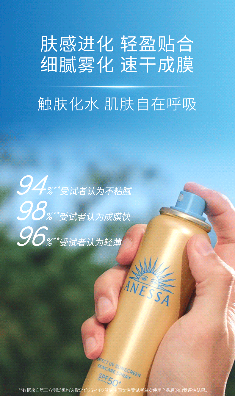 縮圖：SHISEIDO 资生堂 ANESSA 安耐晒安热沙超强防水防晒喷雾 Perfect Uv Spray Sunscreen SPF50+ PA++++ 60ml