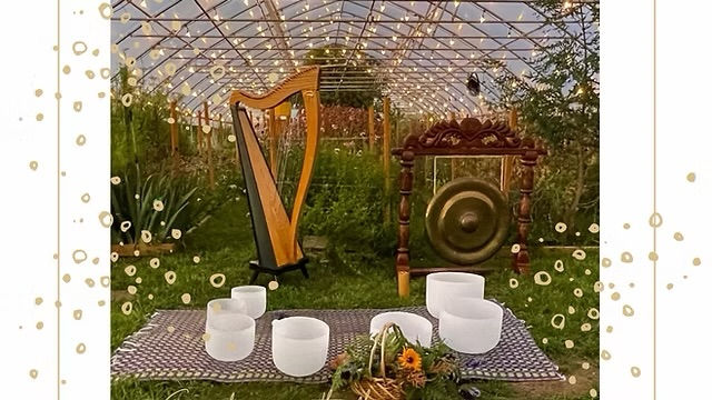 Soundscape in the Flowers: Music and Meditative Magic, Alpacas, Baby Goats, Flowers!
