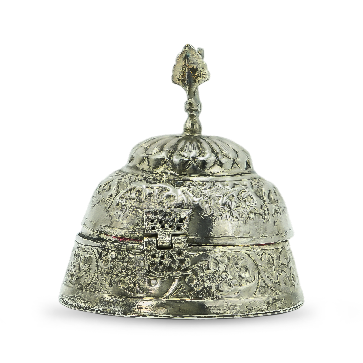 Peacock Lid Storage Chest | Pure German Silver