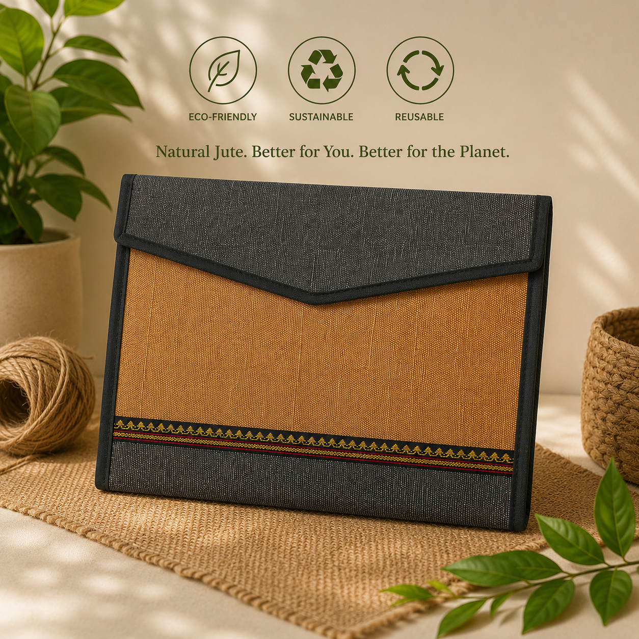 Fabric Document Folder Organizer