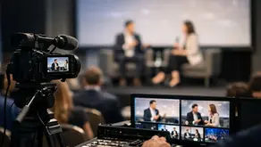Transmissão ao vivo para evento corporativo com impacto