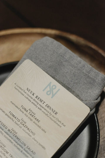 sample menu