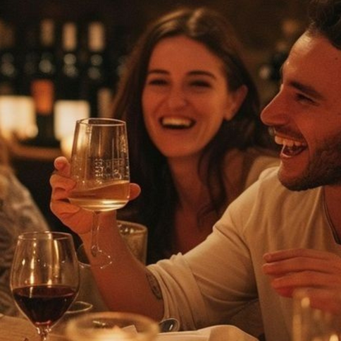 Group of friends connecting at Dinner With Strangers Bangkok