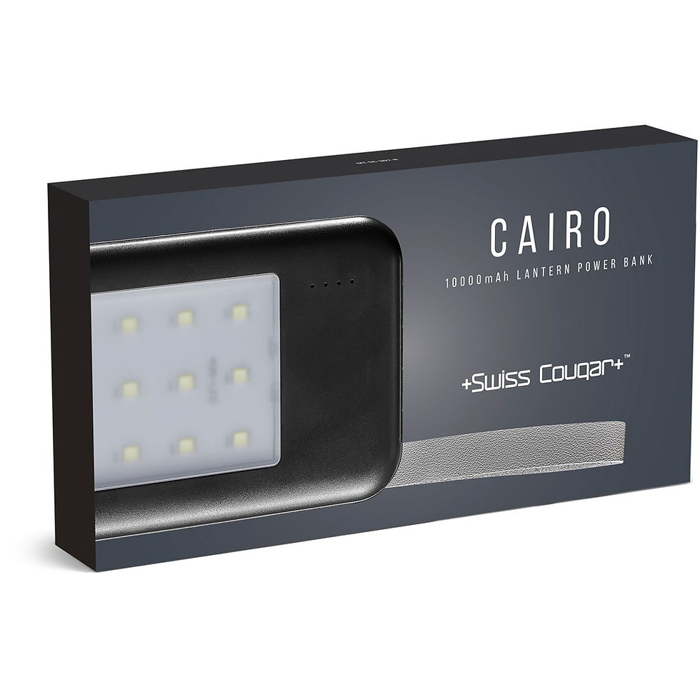 Thumbnail: Swiss Cougar Cairo Lantern Power Bank - 10,000mAh