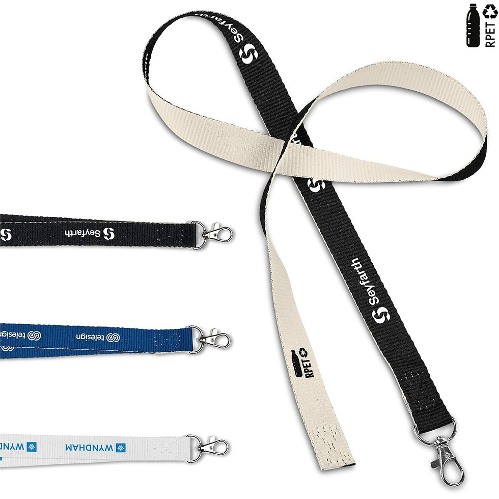 Thumbnail: Altitude Taiga Recycled PET Lanyard
