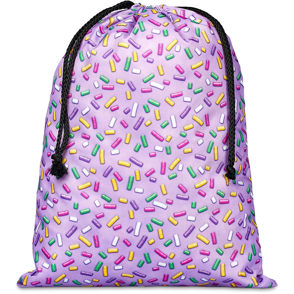 Thumbnail: Pre-Production Sample Hoppla Benguela Jumbo Polyester Drawstring Pouch