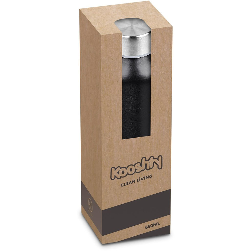 Thumbnail: Kooshty Cosmo Recycled Aluminium Water Bottle - 650ml
