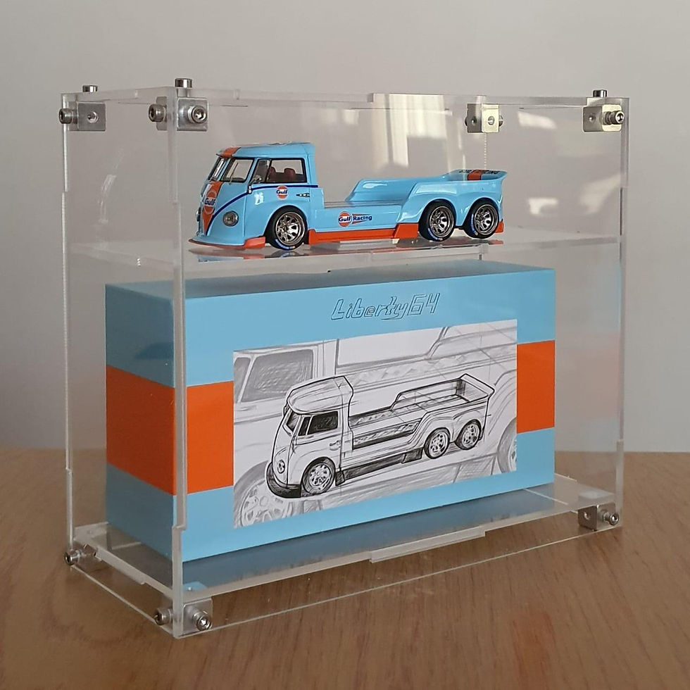Thumbnail: Diecast Model Tl Transporter Custom Display Case