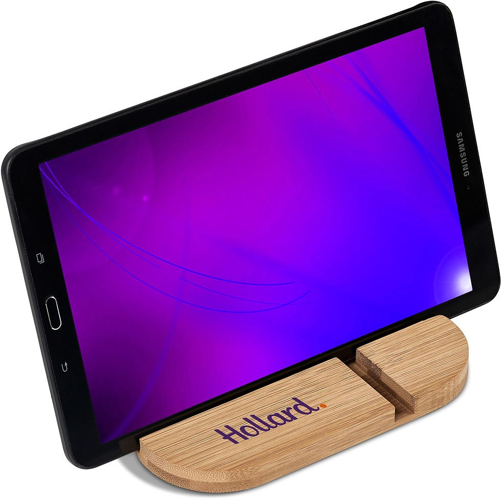 Thumbnail: Okiyo Kurosu Bamboo Phone Stand
