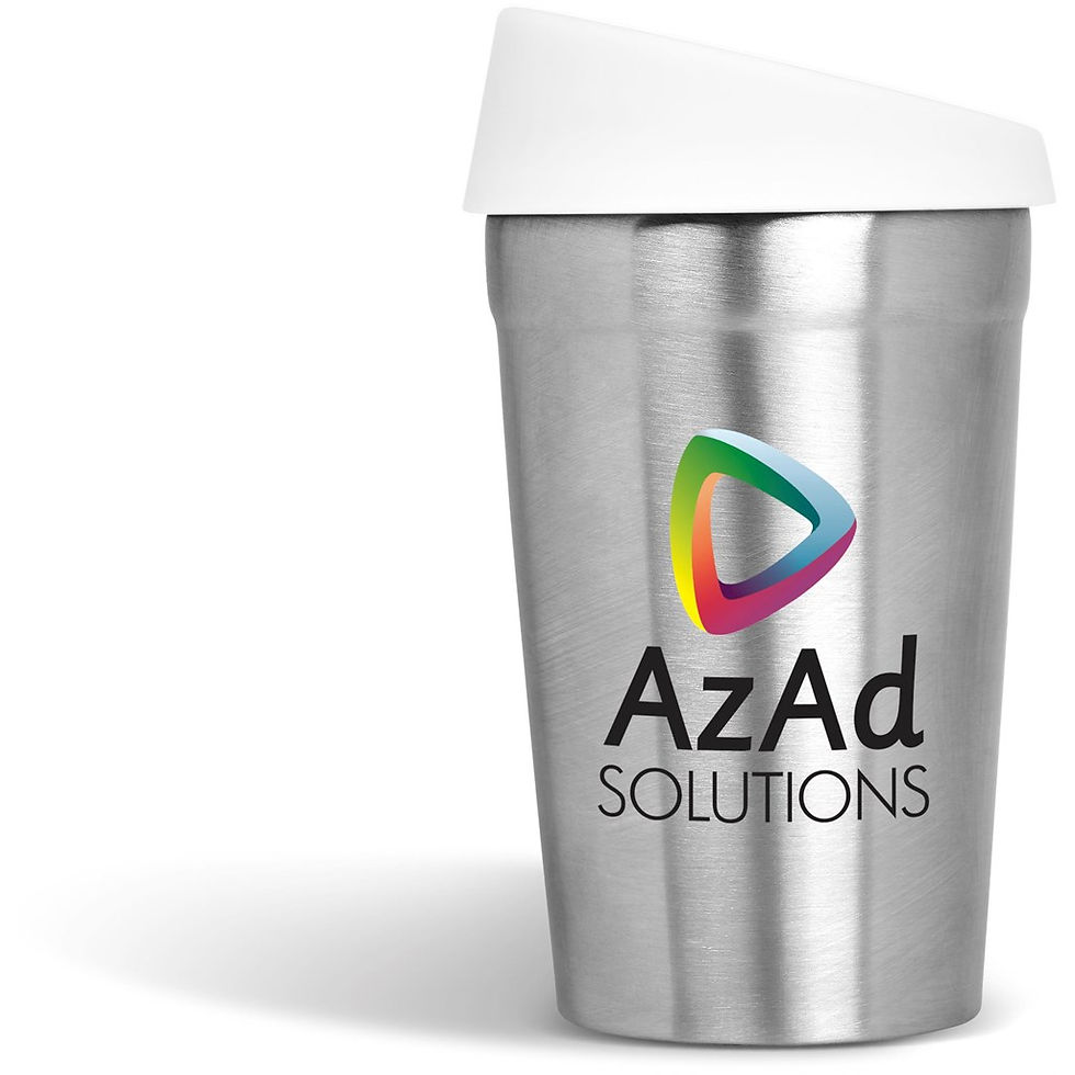 Thumbnail: Kooshty Go-Jo Stainless Steel & Plastic Double-Wall Tumbler - 350ml