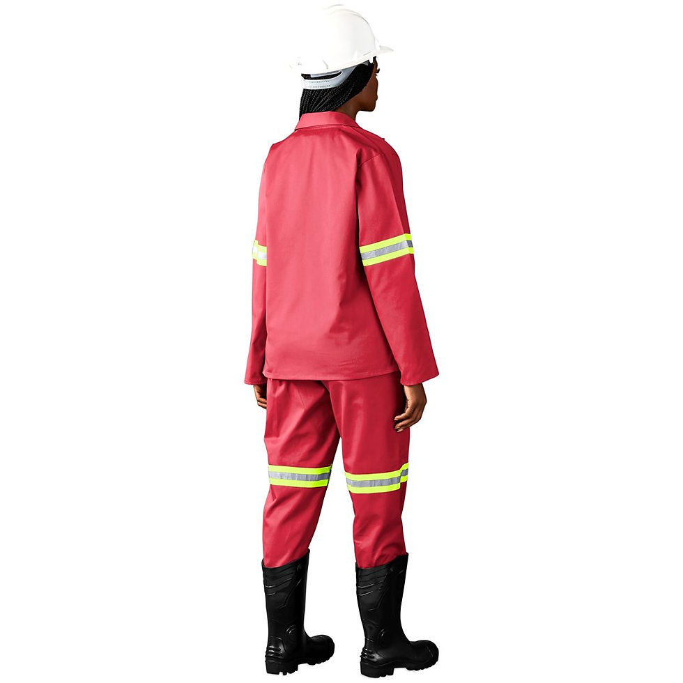Thumbnail: Trade Polycotton Conti Suit - Reflective Arms & Legs - Yellow Tape