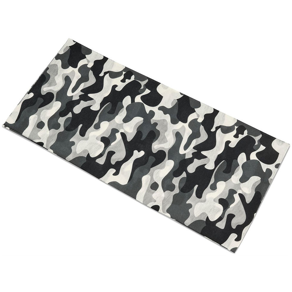 Thumbnail: Kids Camo Flexi Tubular Bandana - Grey
