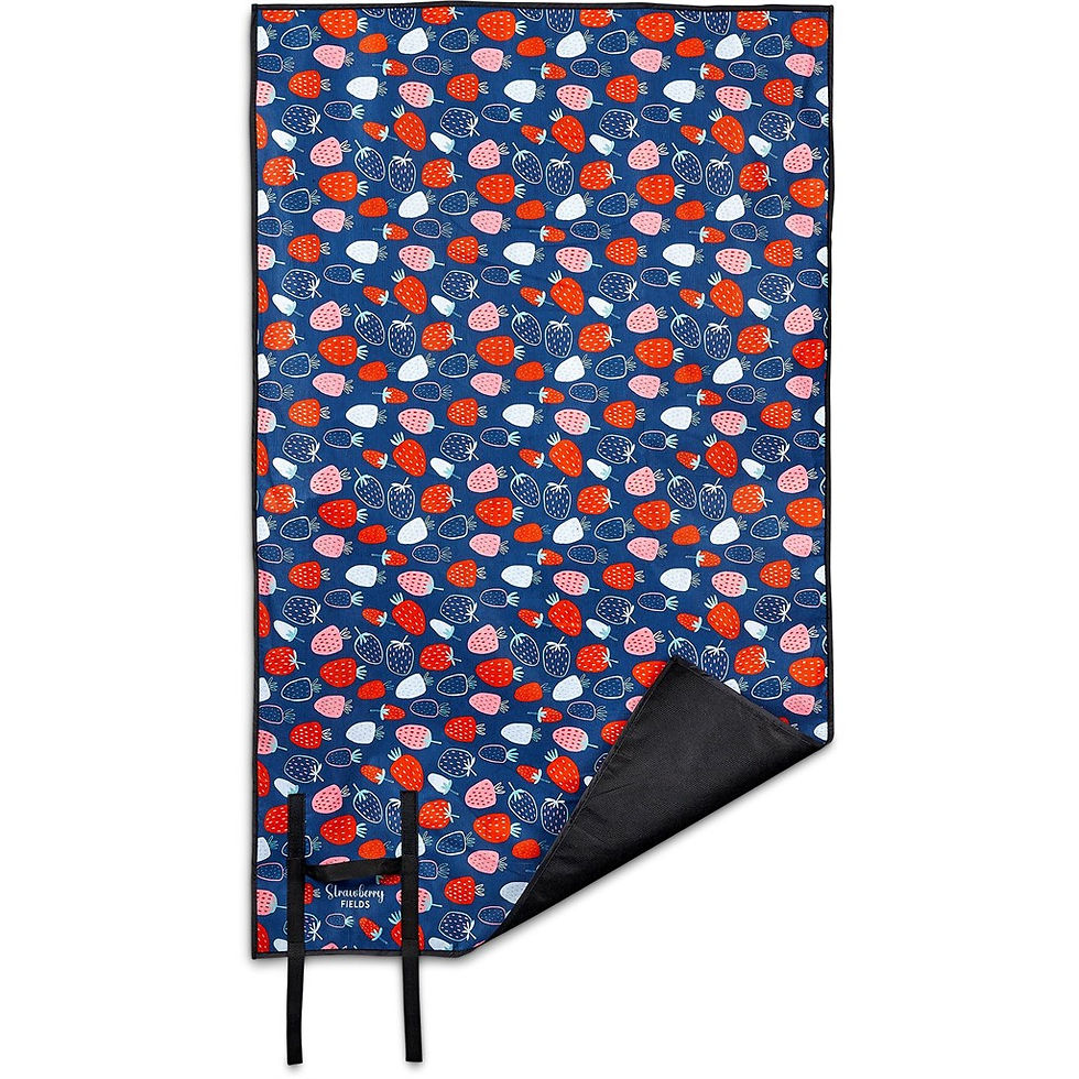 Thumbnail: Pre-Printed Sample Hoppla Ivory Recycled PET Picnic Mat