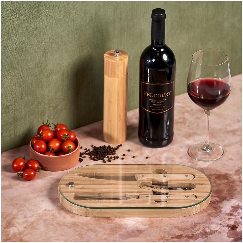 Thumbnail: Okiyo Suraisu Bamboo Food & Wine Set
