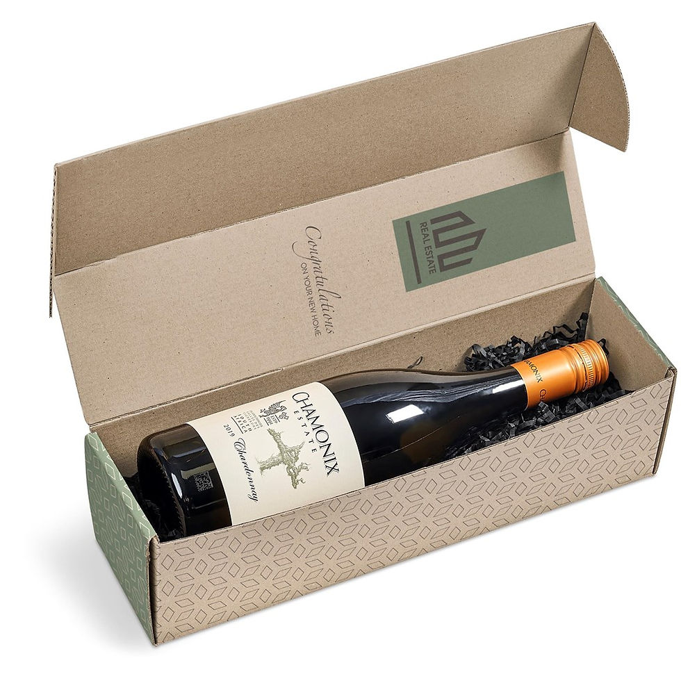 Thumbnail: Altitude Bianca Digital Print Wine Gift Box