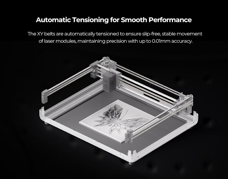 Thumbnail: CR Falcon A1 Laser Engraver 10W Enclosed with Air Assist and AI Camera
