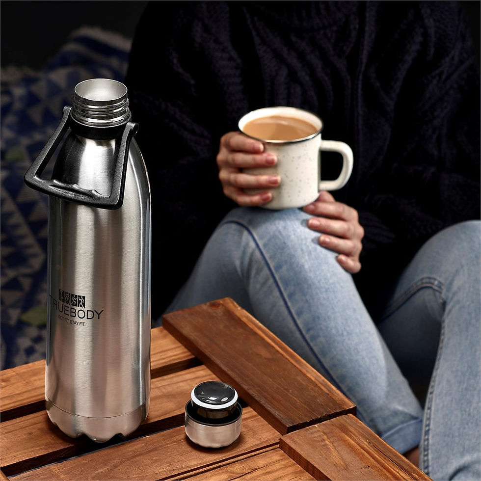Thumbnail: Serendipio Titan Stainless Steel Vacuum Water Bottle - 1.8 Litre