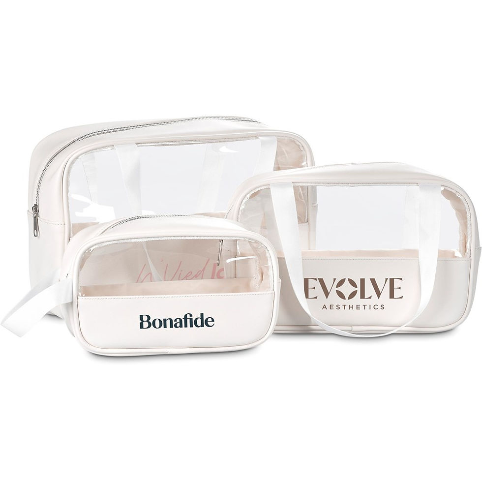 Thumbnail: Eva & Elm Chanelle Mini Toiletry & Cosmetic Bag