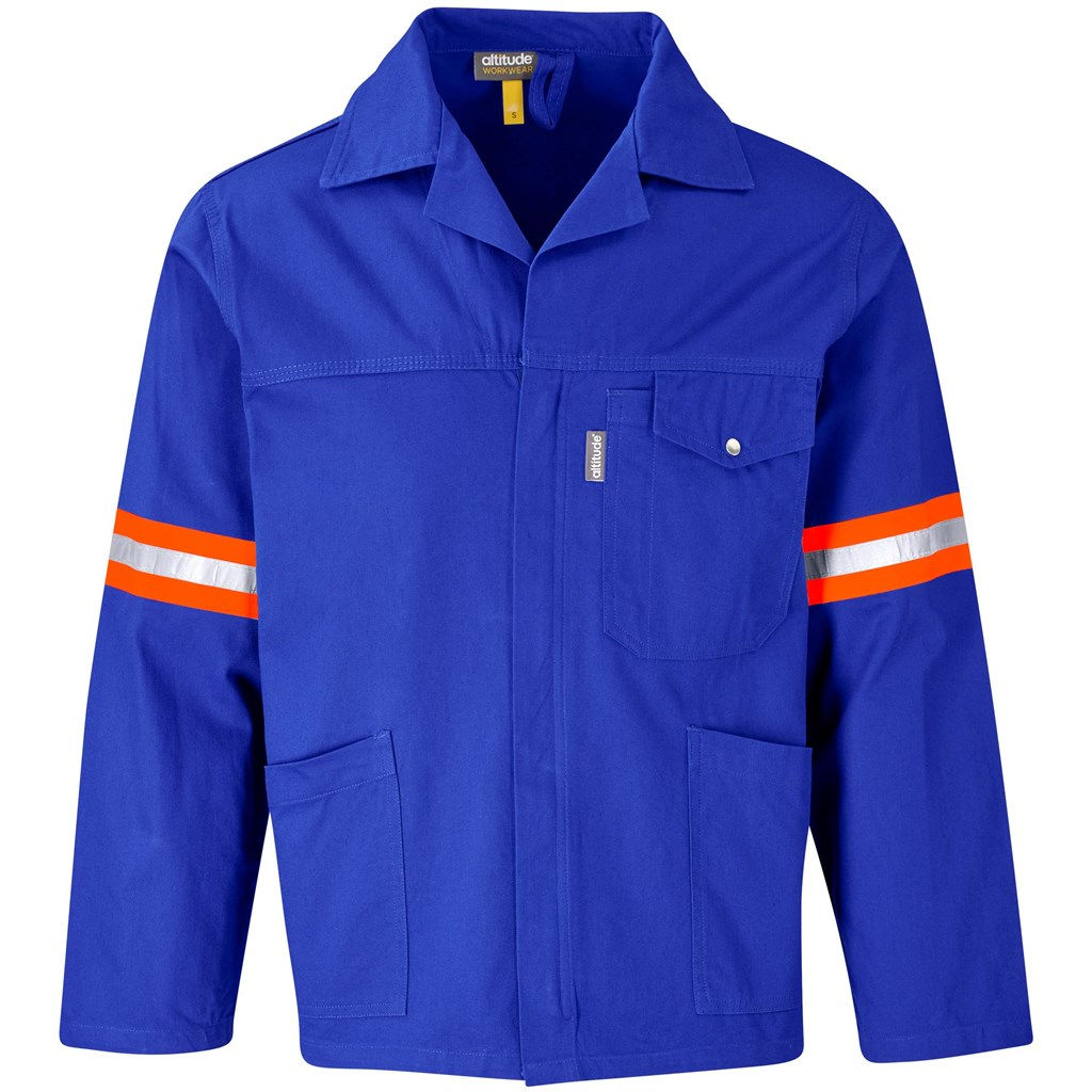 Artisan Premium 100% Cotton Jacket - Reflective Arms - Orange Tape