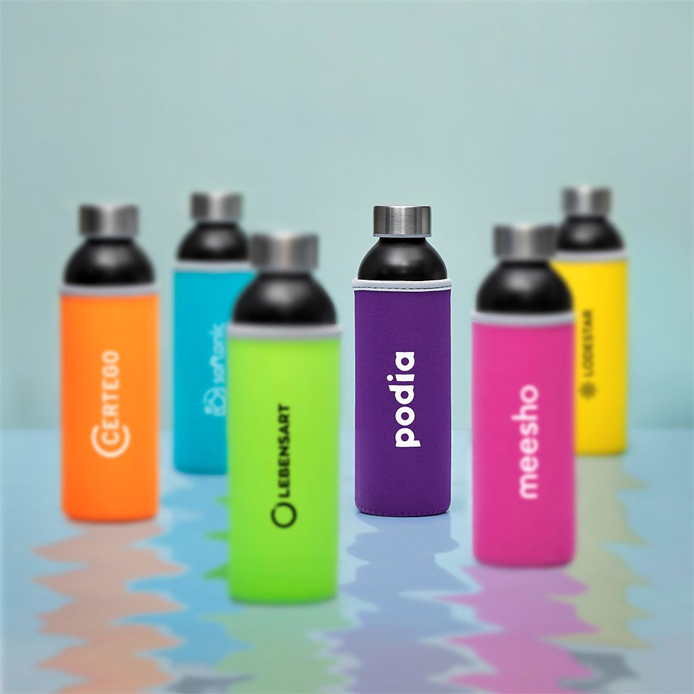 Thumbnail: Kooshty Nostro Recycled Aluminium Water Bottle - 650ml