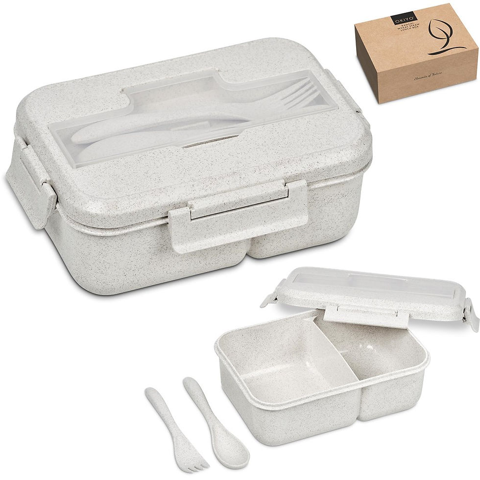 Thumbnail: Okiyo Ranchi Wheat Straw Lunch Box Set