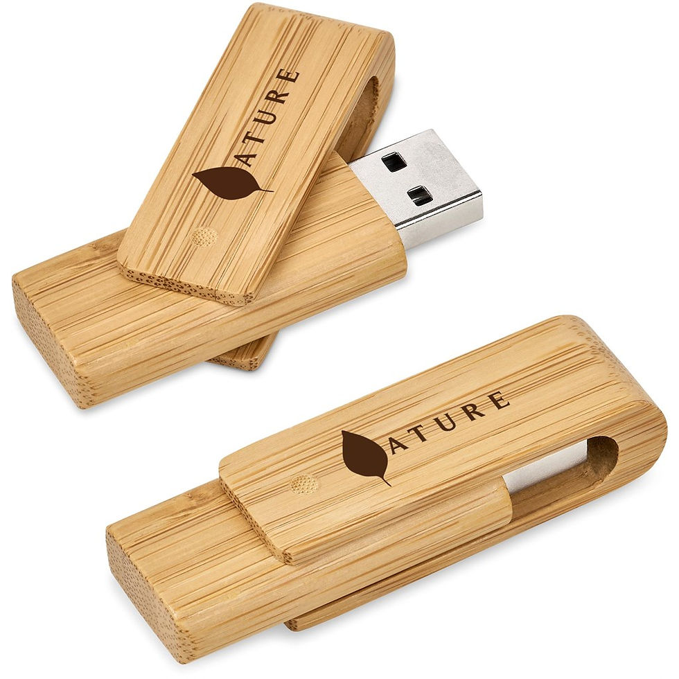 Thumbnail: Okiyo Bakemono Bamboo Flash Drive - 32GB