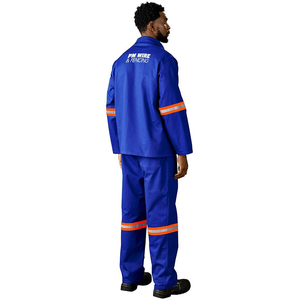 Thumbnail: Artisan Premium 100% Cotton Jacket - Reflective Arms - Orange Tape