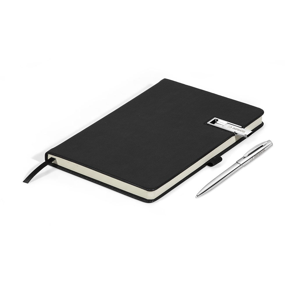 Thumbnail: Cypher A5 Hard Cover Flash Drive Notebook - 8GB