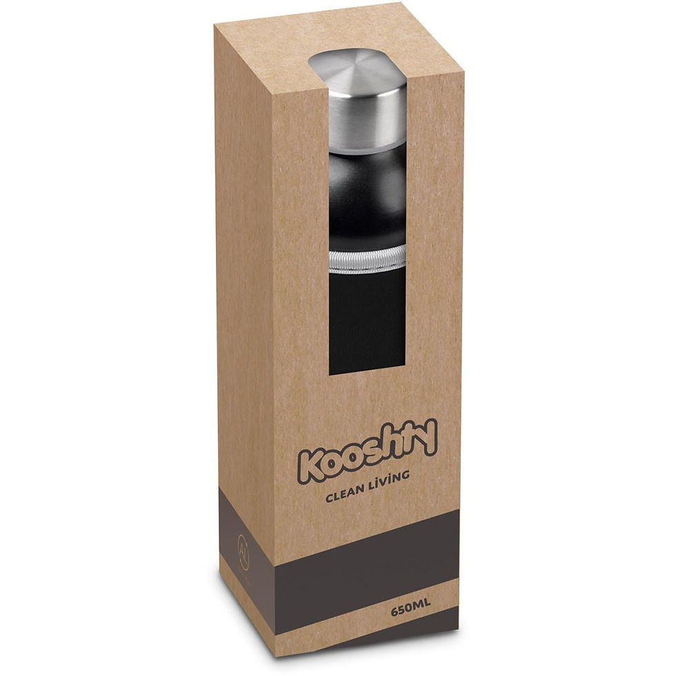 Thumbnail: Kooshty Nostro Recycled Aluminium Water Bottle - 650ml