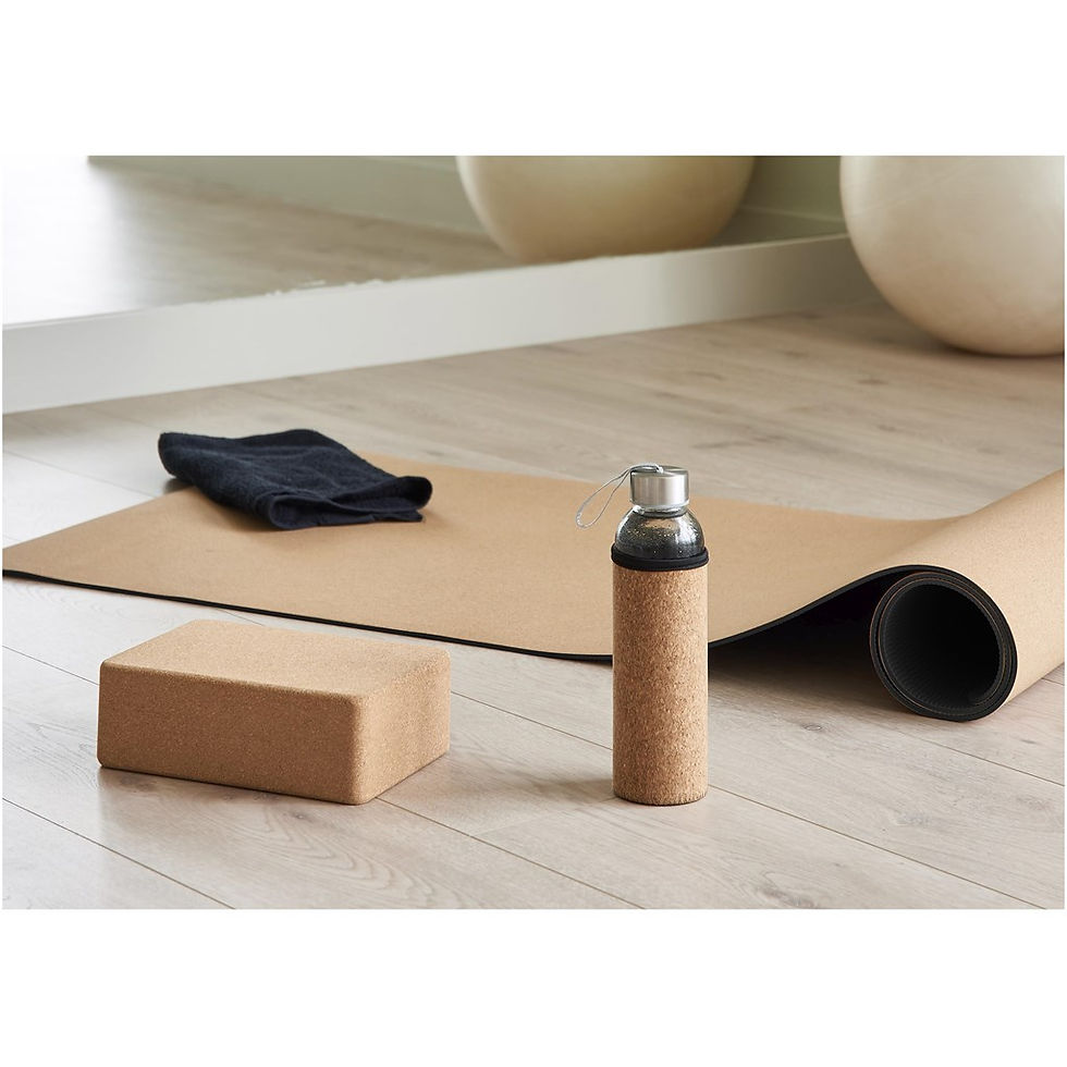 Thumbnail: Kooshty Kork  Glass Water Bottle - 500ml