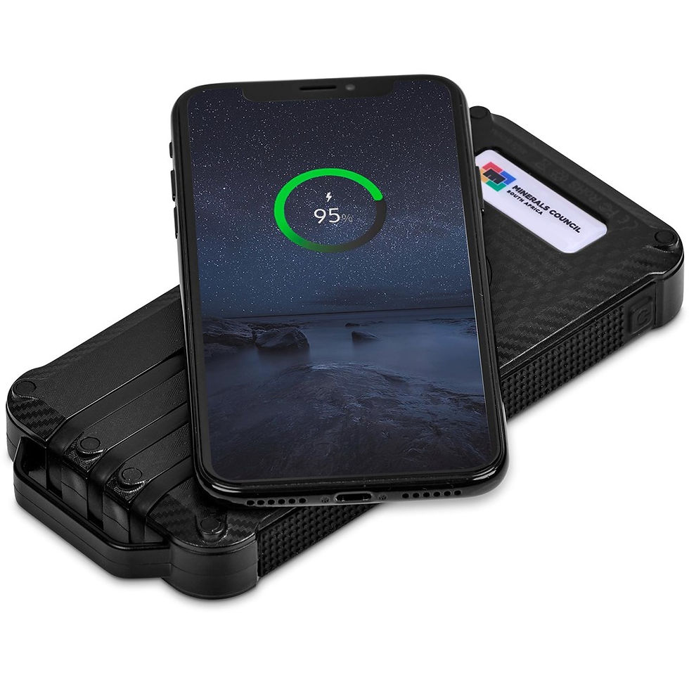 Thumbnail: Swiss Cougar Havana Wireless Charging Solar Power Bank - 10 000mAh