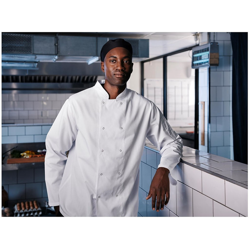 Thumbnail: Unisex Long Sleeve Zest Chef Jacket