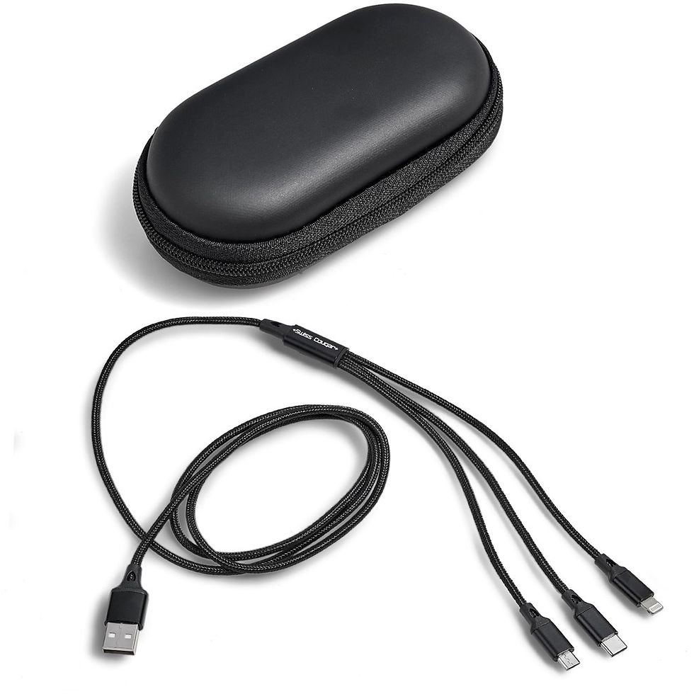 Thumbnail: Swiss Cougar Helsinki Tri-Cable in EVA Case