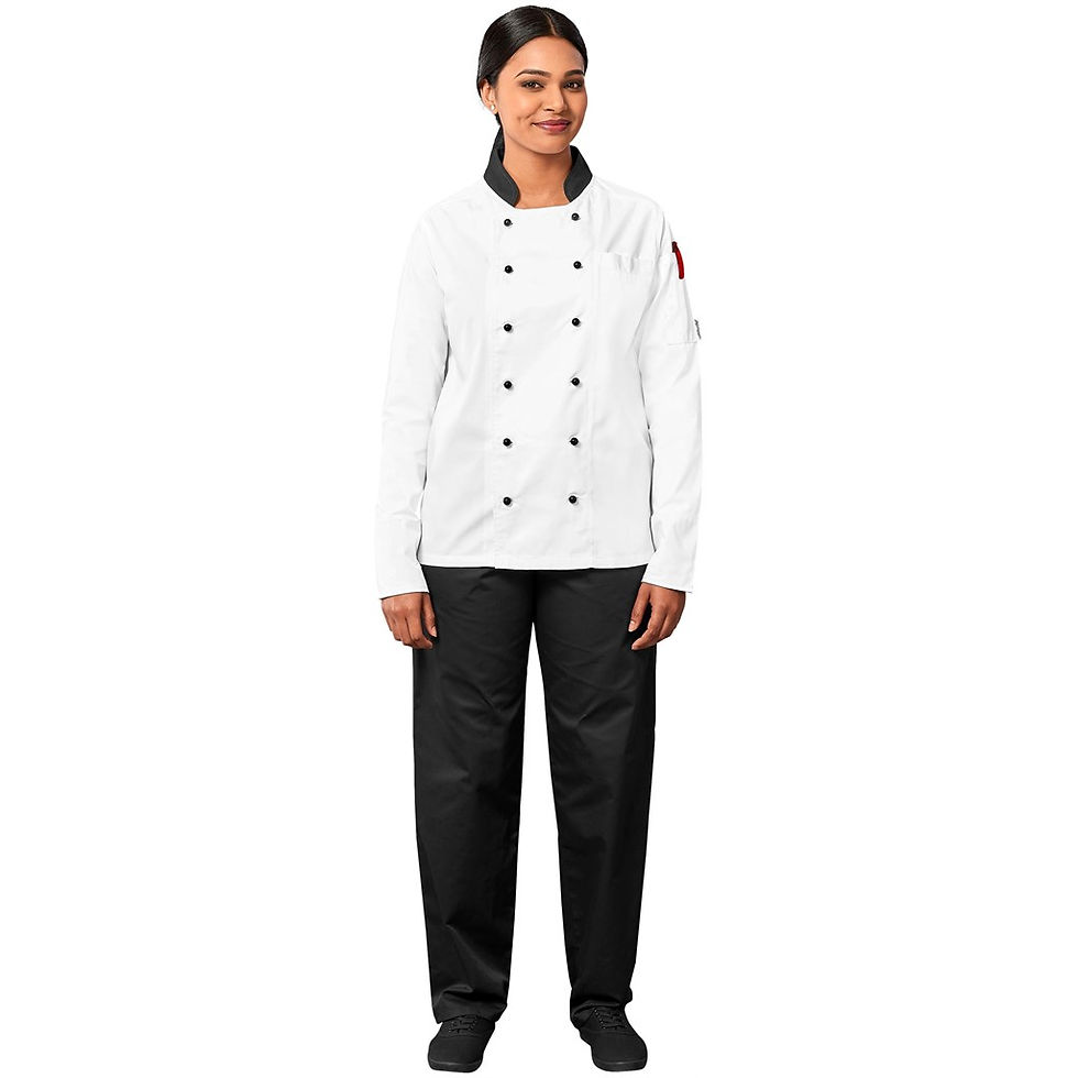 Thumbnail: Unisex Long Sleeve Toulon Chef Jacket