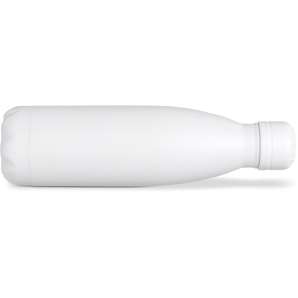 Thumbnail: Kooshty Wahoo Vacuum Water Bottle - 500ML - Solid White