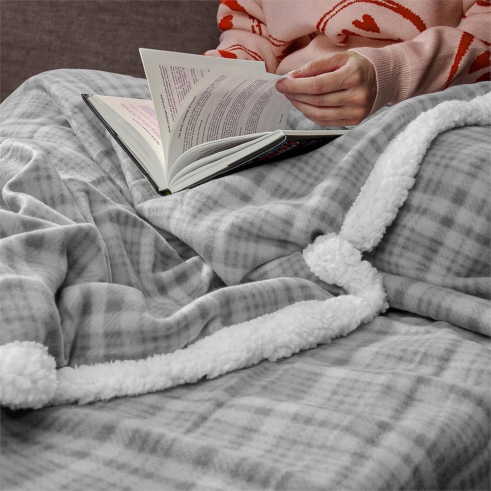 Thumbnail: US Basic Everest Sherpa Fleece Blanket