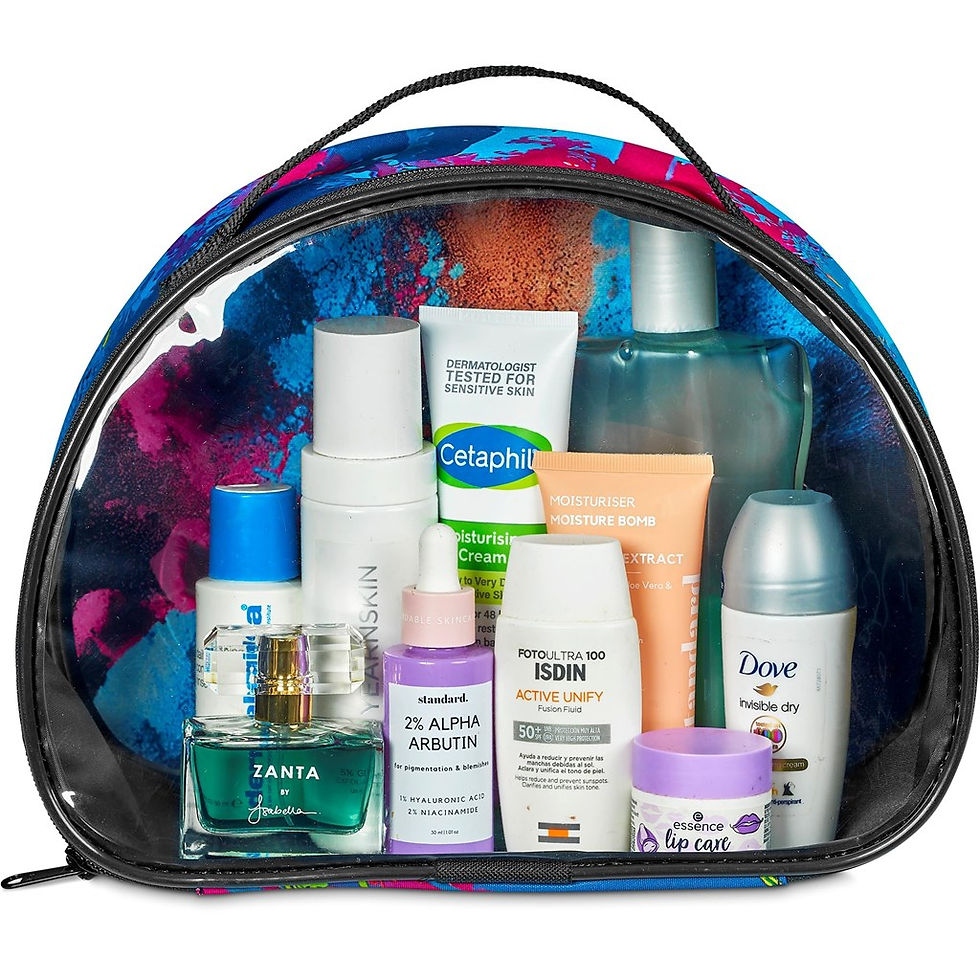 Thumbnail: Hoppla Aloe Toiletry Bag With PVC Front Window