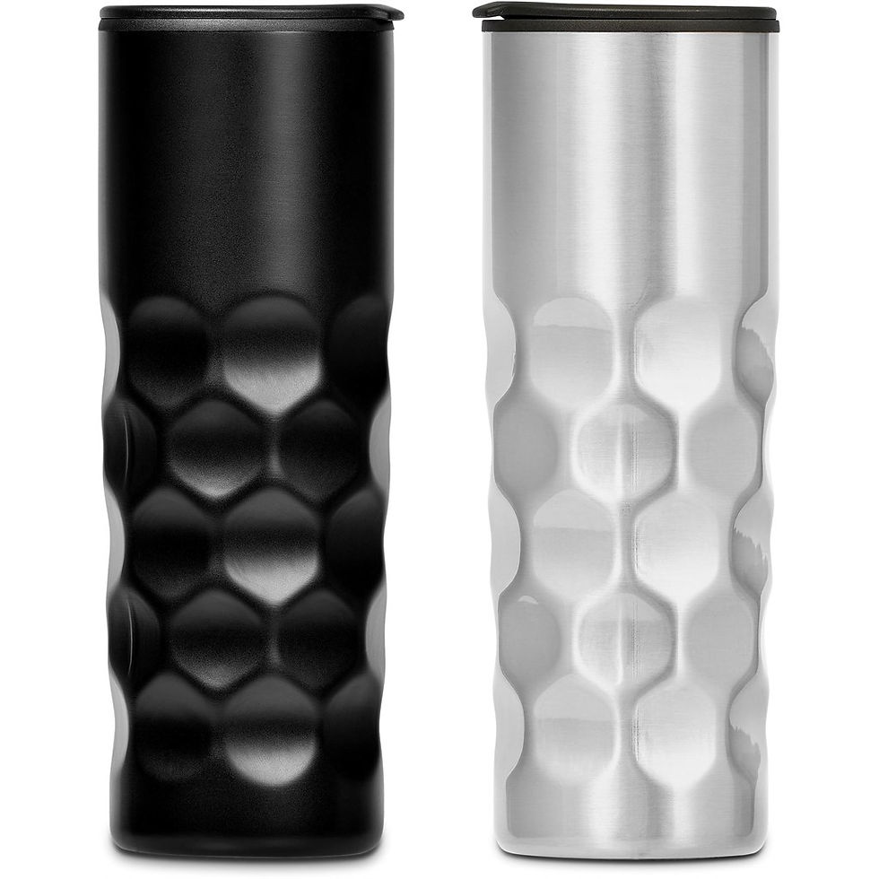 Thumbnail: Serendipio Meteor Stainless Steel & Plastic Double-Wall Tumbler - 450ml