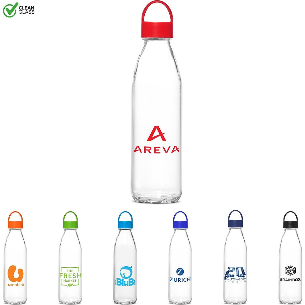 Thumbnail: Kooshty Swing Glass Water Bottle - 650ml