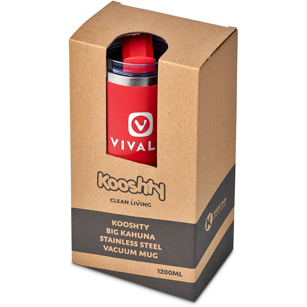 Thumbnail: Kooshty Big Kahuna Stainless Steel Vacuum Mug – 1.2 Litre