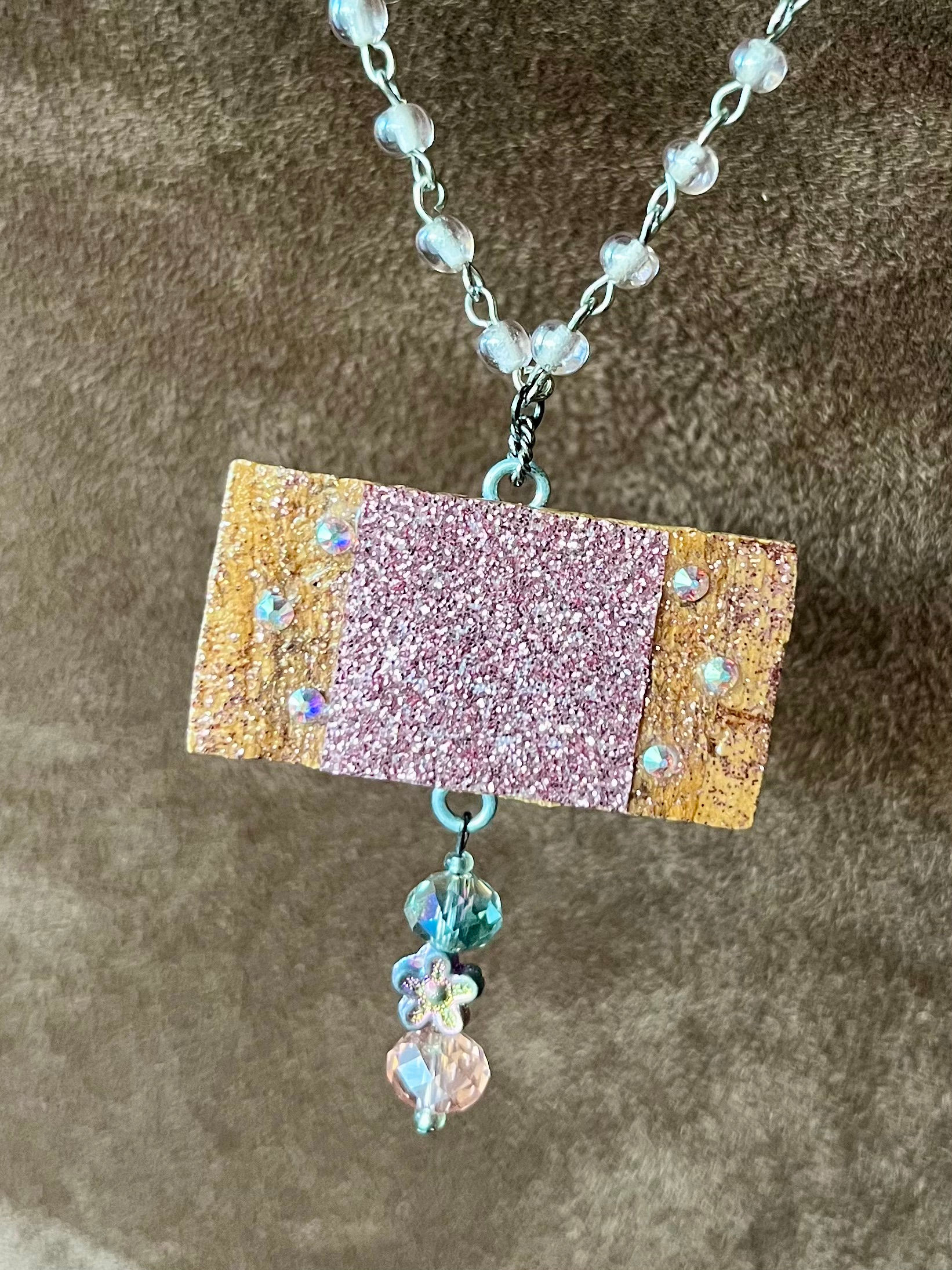 Pink Shimmer Necklace