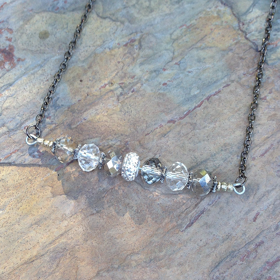 Thumbnail: Glass Bar Necklace