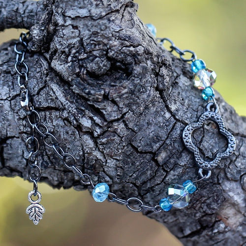 Thumbnail: Teal Clover Bracelet